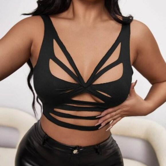 5 for $20 top sale! SHEIN Cut Out Twist Backless Tank Top - Size  XS - Picture 2 of 3